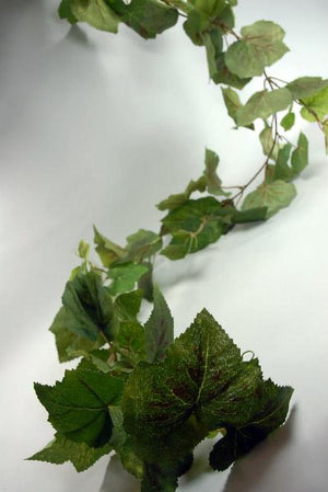 Silk Grape Leaf Garland 6ft