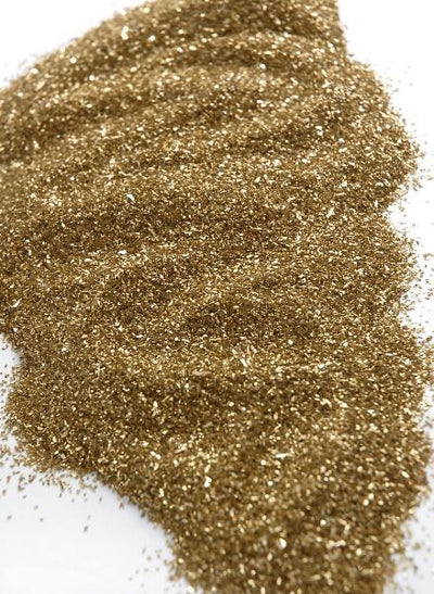 German Glass Glitter Gold 1 lb. bag - thumbnail number 2