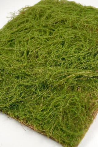 Faux Water Sphagnum Moss Sheet Square 14x14 by Quick Candles