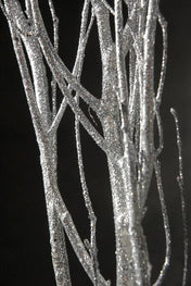 birch tree branches silver sequin sparkle 54 - thumbnail number 1