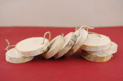 8 Birch 3" Round Hanging Tags  (Pack of 8) - thumbnail number 2