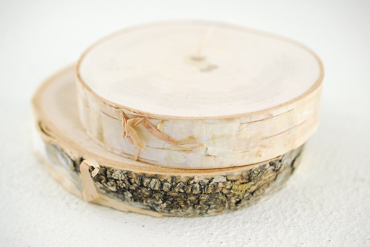 Birch Slab Round Tree Slice 4-6 in