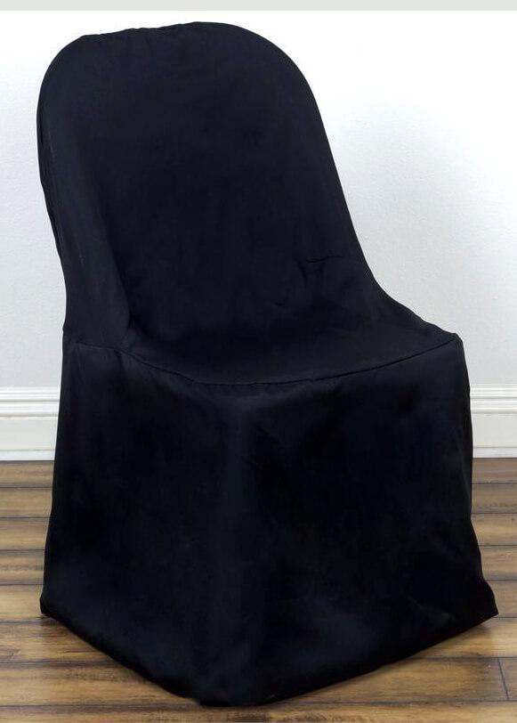 folding chair cover black