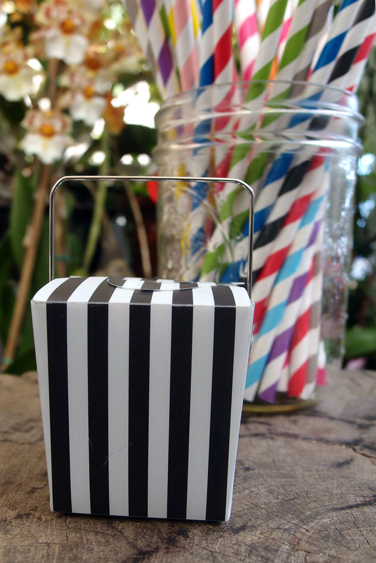 Box Chinese Take Out 2in 12pk Blk/Wt