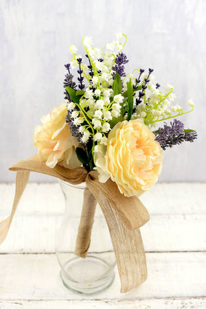 Ranunculus & Lavender Silk Bouquet