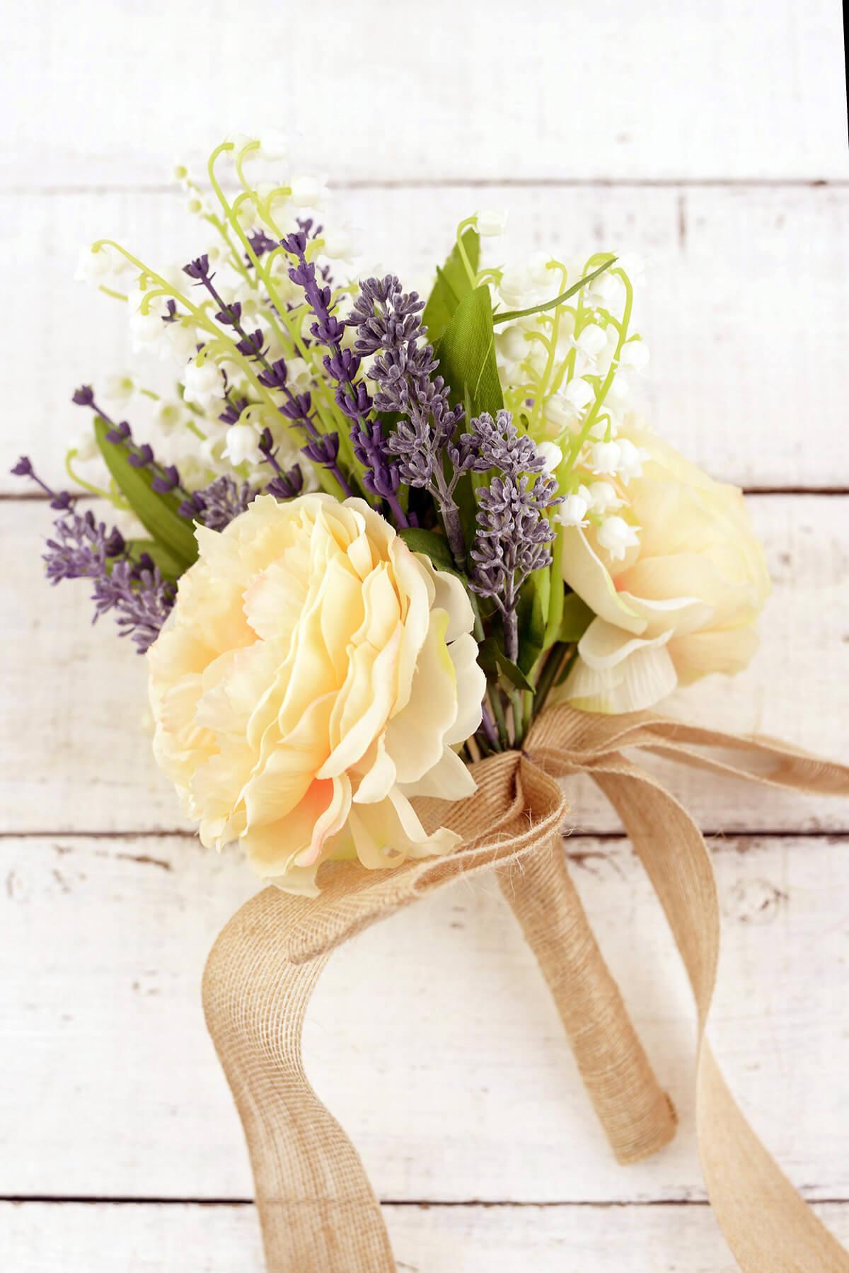 Ranunculus & Lavender Silk Bouquet