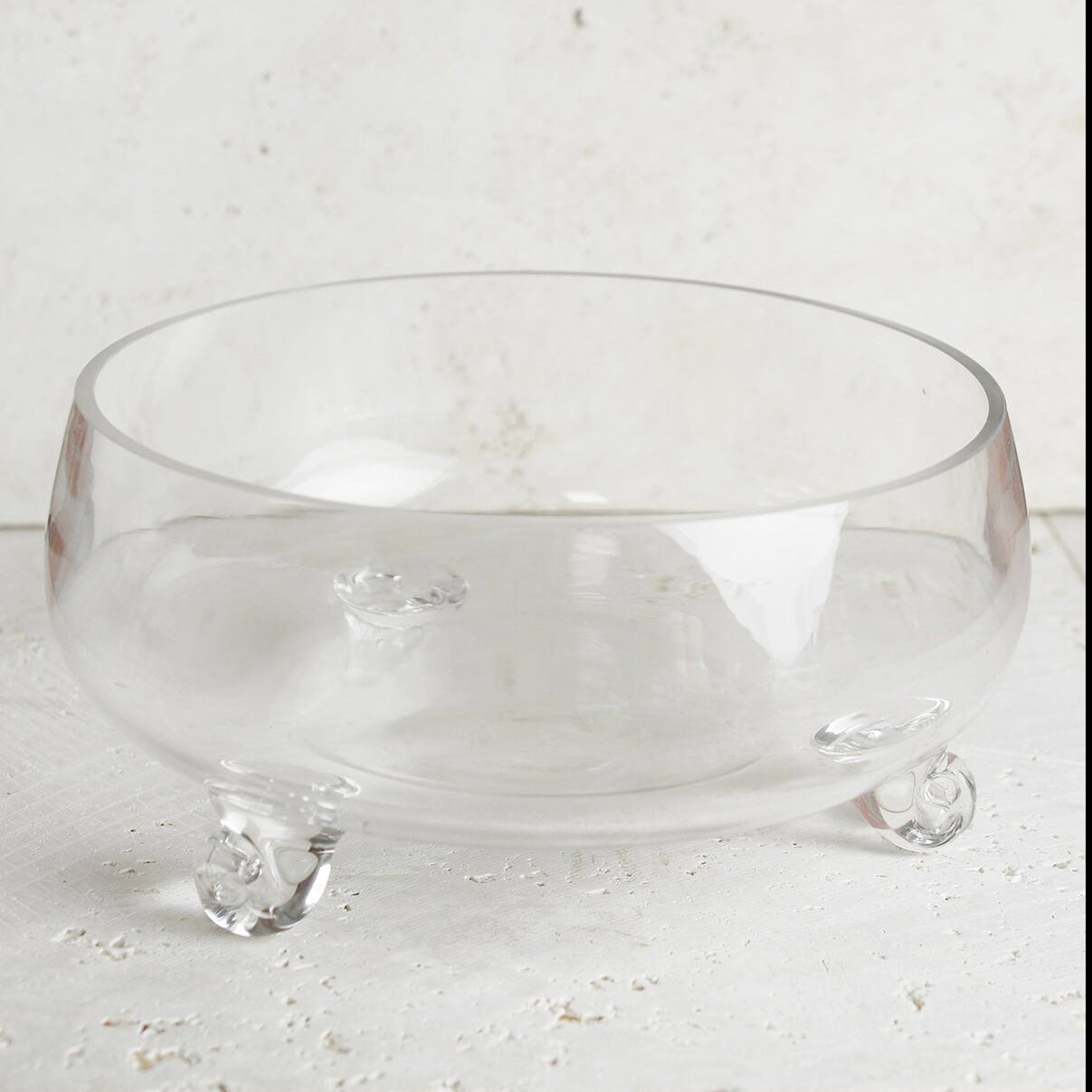 clear glass 10 lily bowl