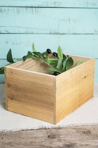 Handmade Wooden Berry Box 10x7.5 Untreated