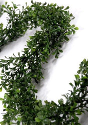 9ft faux boxwood garland - thumbnail number 1
