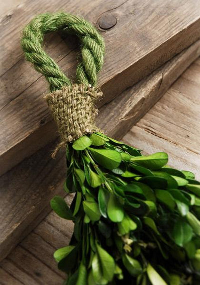 Natural Preserved Boxwood Garland 45in - thumbnail number 2