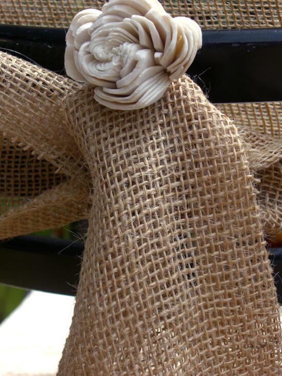 Burlap 7" wide 108" long