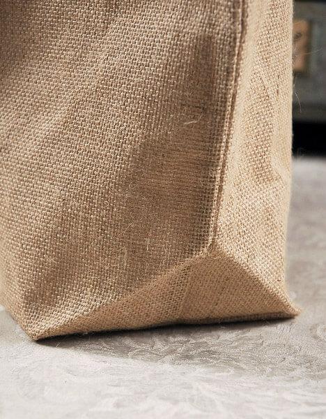 Burlap bags store with handles