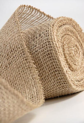 Ribbon - Wide Burlap - 3-inch