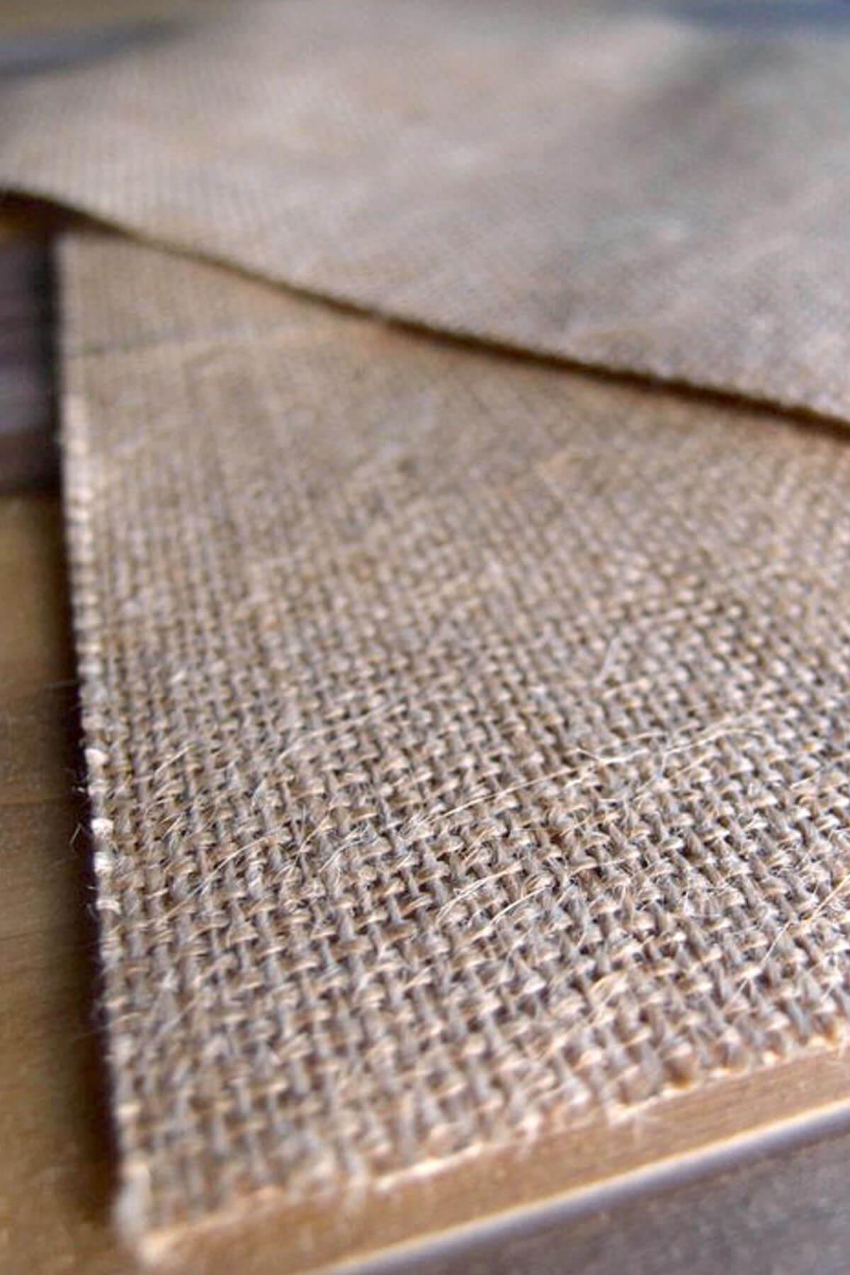 6 burlap laminated craft sheets 8 5x 11