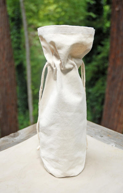 Canvas Wine Bottle Gift Bags (Set of 5)