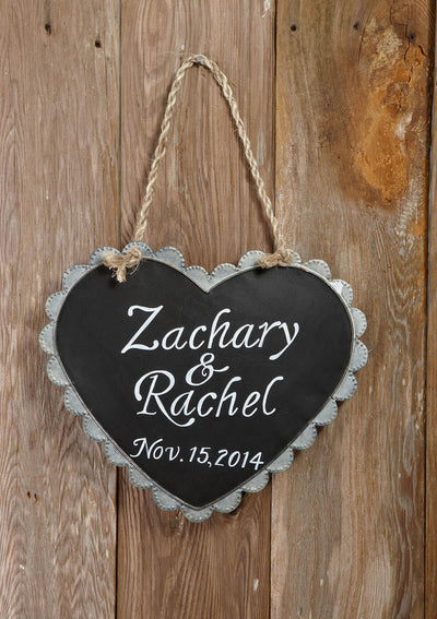 chalkboard heart 16x14in - thumbnail number 2