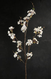 cherry blossom branch 42in white flowers - thumbnail number 1