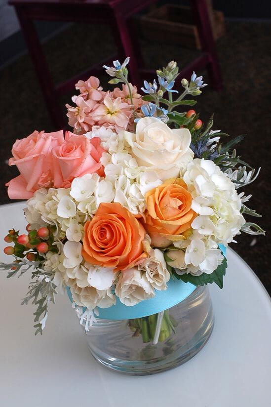 glass cylinder vase 9x10 inch