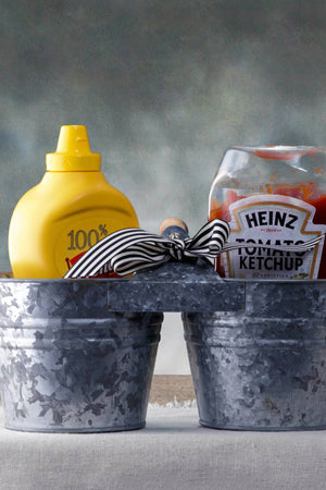 Double Bucket Condiment Holder