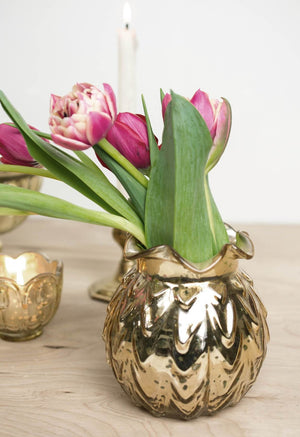 gold carraway vase 5 x 5 25