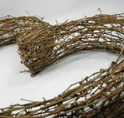 handmade large 26 grapevine heart wreath - thumbnail number 3