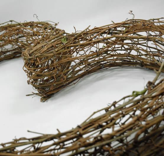 Branch Wreath Natural Vine Twig Grapevine Garland Rattan Rings Large Wooden  Decorative For Christmas Halloween Branch Wreath