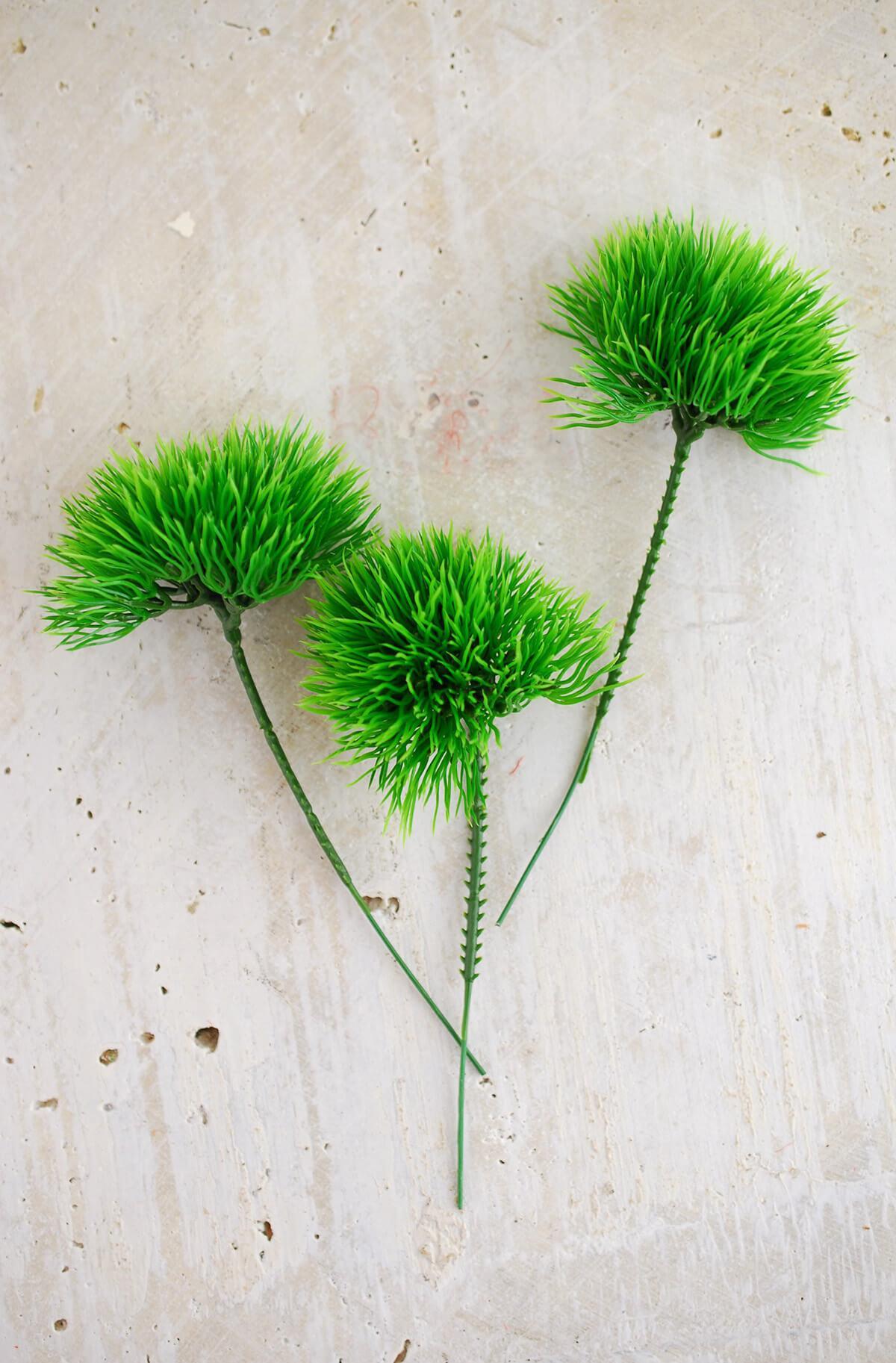 36 Green Trick Dianthus Picks 6 inch by Quick Candles