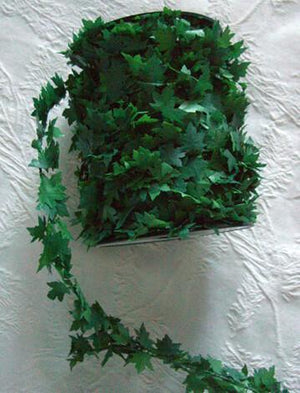 wired miniature pvc ivy leaf garland 27yds