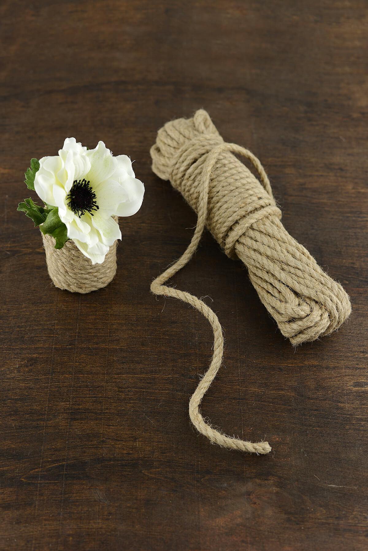 Natural Jute Rope 49ft - Quick Candles