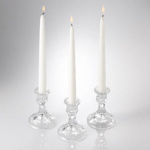 12-inch white taper candles