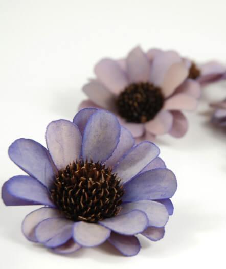 18 handmade lavender palm thistle flowers