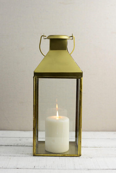 metal lantern gold 5 5x14in - thumbnail number 3