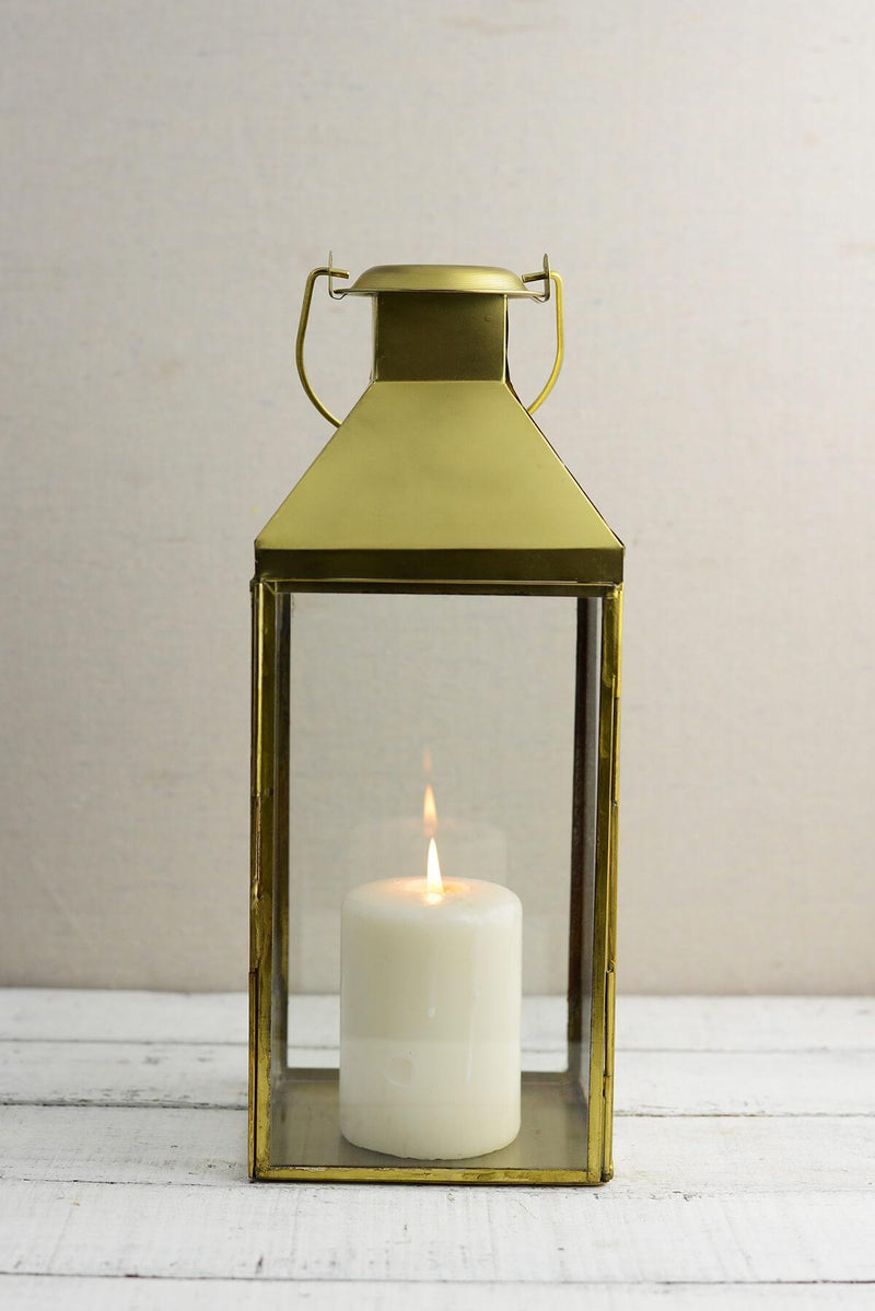 metal lantern gold 5 5x14in - thumbnail number 3