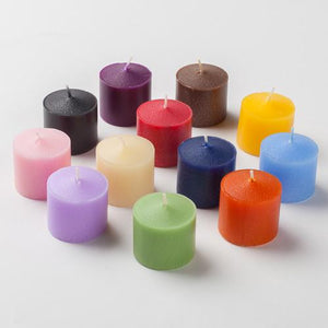 Set of 12 Assorted 10 Hour Unscented Richland Votive Candles