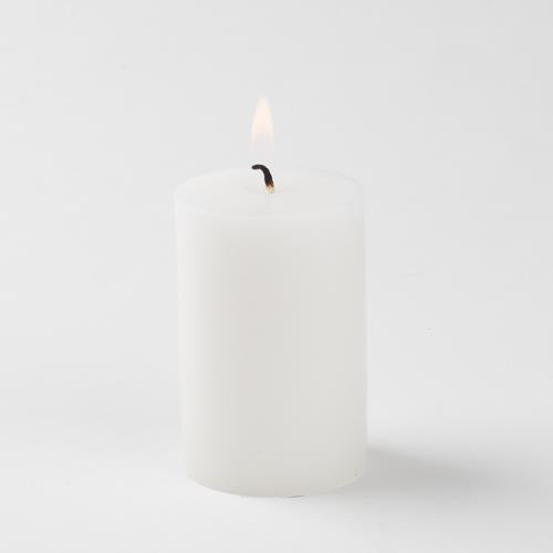 Richland Pillar Candle 2"x3" White Set of 20