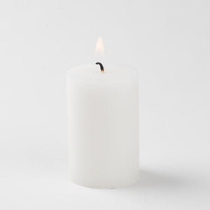 Richland Pillar Candle 2"x3" White Set of 40