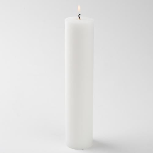 Richland Pillar Candle 2"x9" White Set of 20