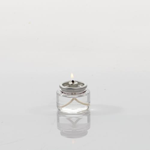 Liquid paraffin fuel cell candle