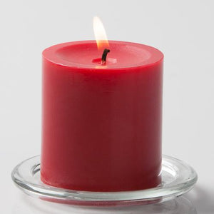 Richland Pillar Candle 3"x3" Red