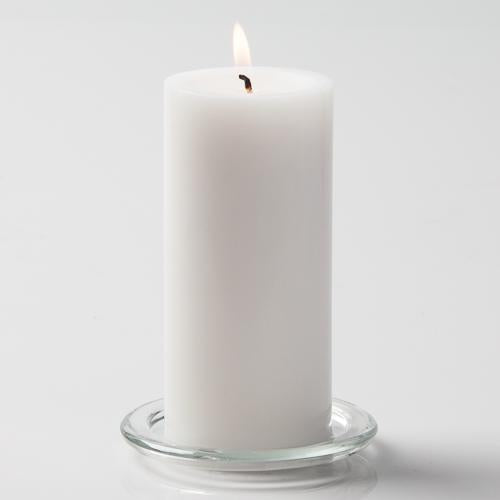Richland Pillar Candles 3"x6" White Set of 12