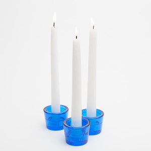 Richland Multi-Use Tealight and Taper Holder Blue Set of 12