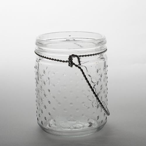 Eastland Small Mason Jar with Handle Glass Set of 12