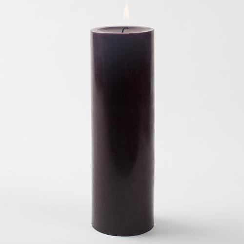 Richland Pillar Candle 3"x9" Dark Chocolate