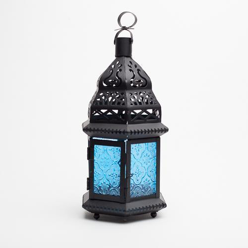 Richland Mini Tealight Lanterns Black Metal Set of 25