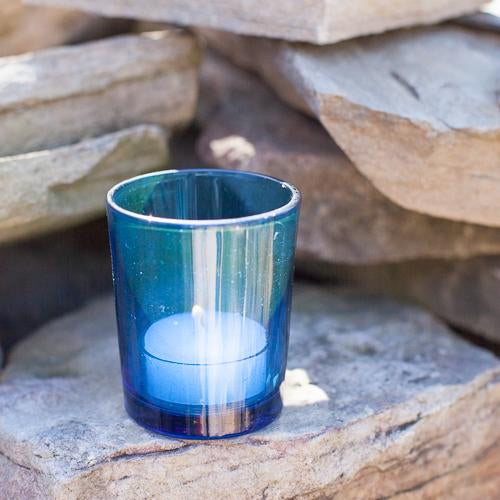 Eastland Votive Holder Blue Set of 12