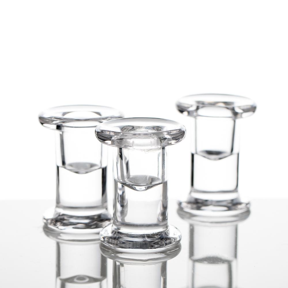 richland simple glass taper candle holder set of 72