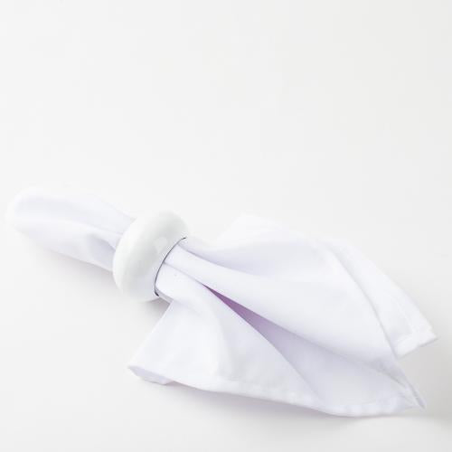 white napkin ring 9509 48