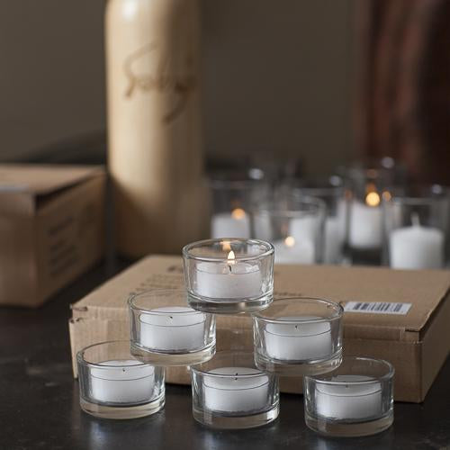 Mtlee 36 Pack Scented Tea Lights Candles 6 Scents Tealight Candles Bulk  Smokeless 8 Hour Long Burn Time Clear Cup Candles for Birthday Home Wedding