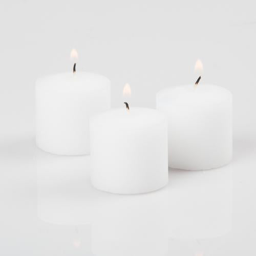 Richland Votive Candles Unscented White 10 Hour Set of 72