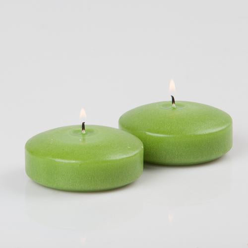 richland floating candles 3 green set of 72